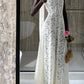girlhomeshops-White Exquisite Lace Long Slim Prom Dress gh5931