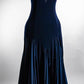Robe de soirée longue en mousseline de soie, élégante et élégante, avec perles bleues, gh4224