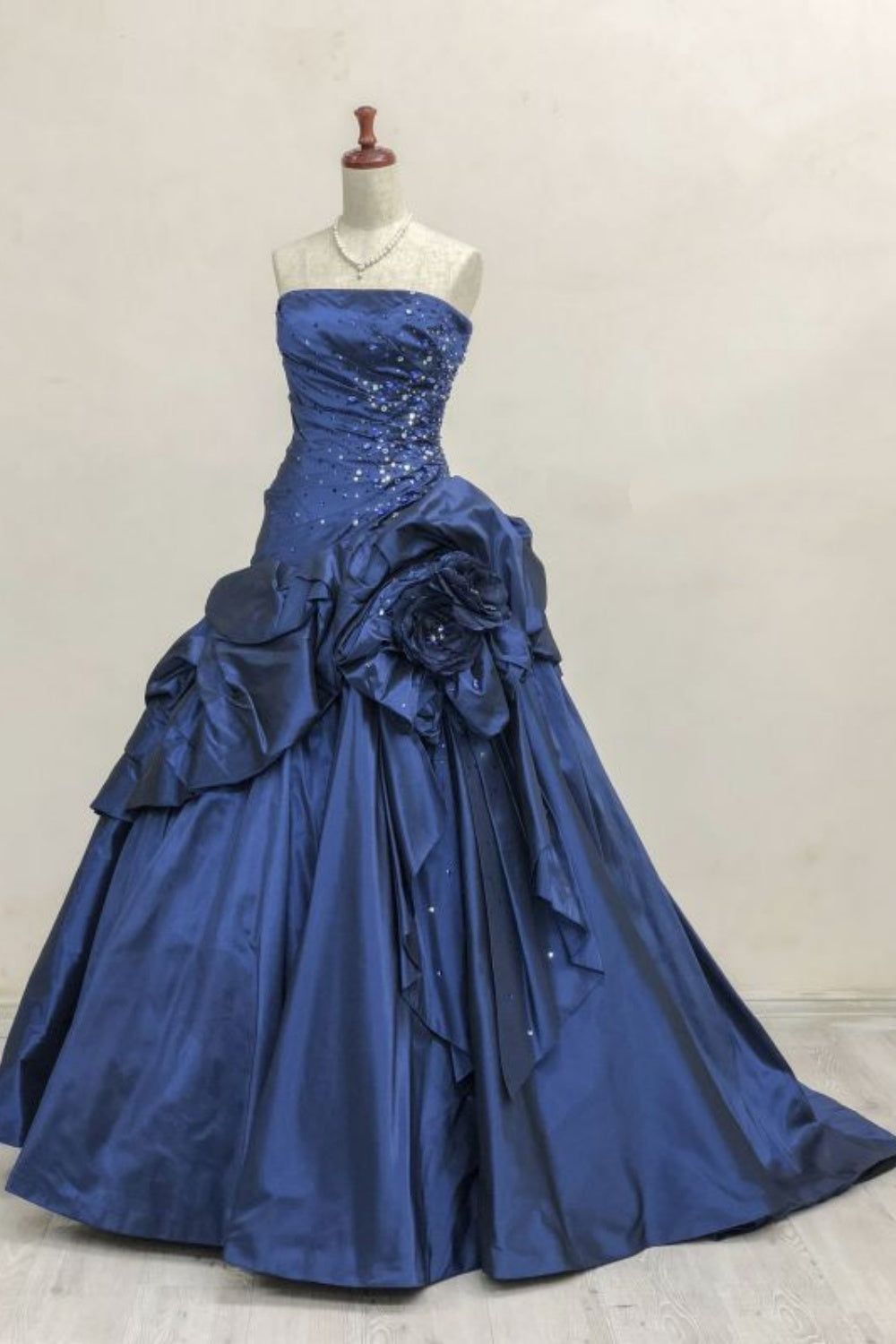 Nouvelle robe de bal longue en satin style rétro gh6884