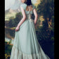 Green Retro Elegant Sweetheart Neck Long School Chiffon Tulle Ball Dress Evening Dress Birthday Party Dress Bridesmaid Dress gh4082
