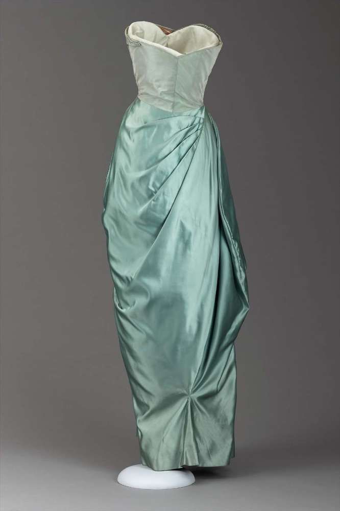 Girlhomeshops-Green satin fashionable and elegant long prom dress evening dress gh5318