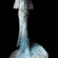 Light Blue Off Shoulder Slim Fit Bodycon Sexy Prom Dress, Evening Party Gown gh7316