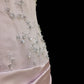 Pink sweet bow decoration long floor-length ball gown evening dress adult ceremony birthday dress gh4100