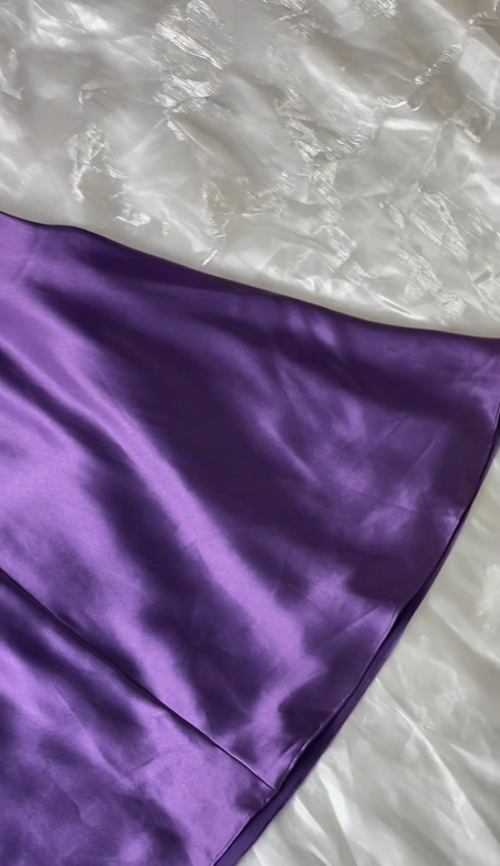 Elegant Vintage Purple Spaghetti Strap Lace Fitted Waist Slim Prom & Evening Party Dress gh8511