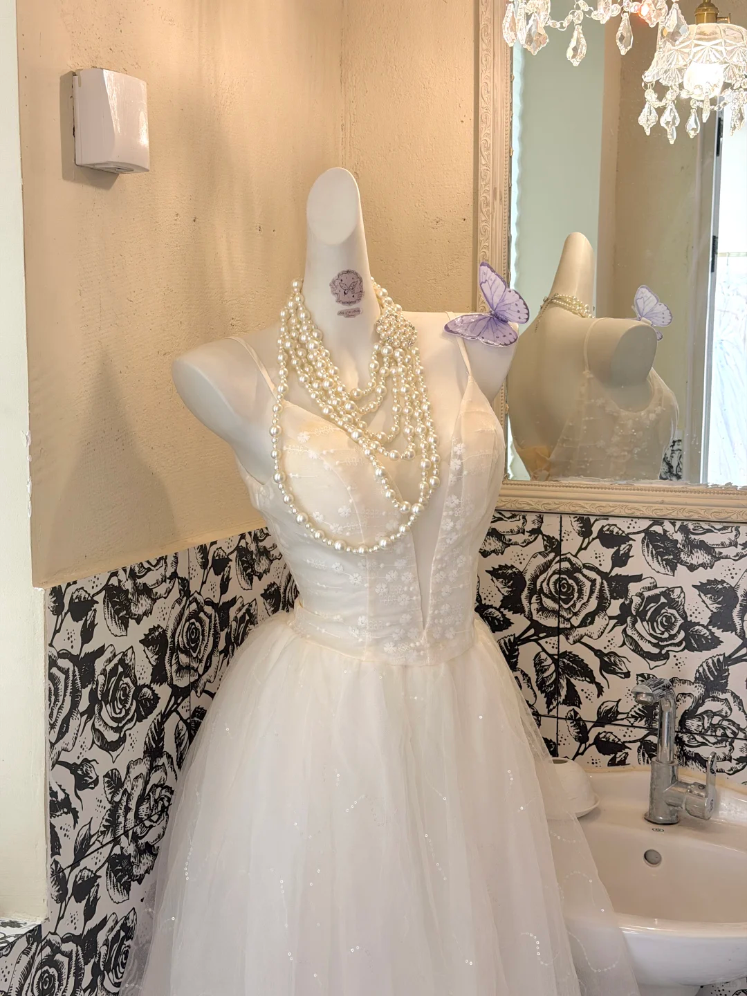 Ivory Spaghetti Straps, Cinched Waist, Slimming Silhouette, Full Flared Tulle Skirt Long Romantic Dress, Wedding Gown gh7820