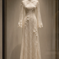 ✨Girlhomeshops-Ivory Lace 3D Flower Mermaid Qipao Wedding Gown gh10382