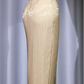 ✨Girlhomeshops-Gold Halter Beaded Prom Gown Deep V High Slit Sequin Evening Dress gh10097