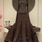 Delicately Beaded, Long Tulle Formal Evening Gown gh6719