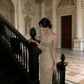 Champagne Sequin Strapless Mermaid Dress - Sparkling Socialite Style Cocktail Gown gh6960