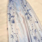 Robe de soirée longue en tulle, élégante et tendance, dégradé de couleurs lavande, perles exquises, bretelles spaghetti, robe de bal, robe de soirée, robe de bal gh3588