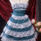 Blue Ocean Lace Homecoming Dress Vintage Prom Dress Birthday Dress gh4539