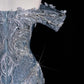 ✨💎Silberblau, luxuriös, Schwerindustrie, funkelnd, wunderschön, elegant, exquisite Perlenbesatz, atemberaubendes langes Meerjungfrauenkleid mit Pailletten, bodenlanges Schleppkleid, Ballkleid, Abendkleid, Hochzeitskleid, gh4114