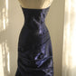 girlhomeshops-Blue mermaid long satin fishtail ball princess prom dress evening gown gh5742