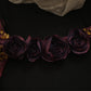 Symphony Purple Fashion Sexy Handmade Rose Flower Short Taffeta Satin Homecoming Dress Birthday Party Dress Cocktail Party Dress Evening Dress Retro Princess Dress Wedding Adult Ceremony Birthday Party gh3963