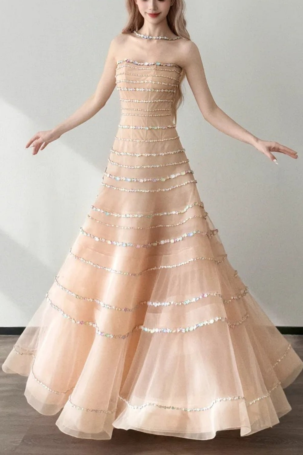 Langes Abendkleid, Geburtstagskleid gh7053