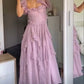 Purple Vintage Elegant Fashion Long Tulle Chiffon Ball Gown Evening Dress Wedding Guest Dress Birthday Party Dress gh4062