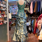 Green Gorgeous Fashion Vintage Delicate Floral Beaded Sequins Elegant Long Satin Ball Gown Evening Gown Party Dress gh4140