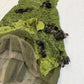 girlhomeshops-Olive Green Lace and Chiffon Paneled Sleeveless Midi Dress gh6311