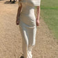 Off-the-Shoulder Satin Slim Maxi Dress, Elegant Date Night Gown gh7066