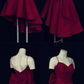 girlhomeshops--Stylish And Simple Short Satin Homecoming Dress gh5632