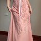 Sweet Element Style Spaghetti Strap Strapless Gown | Pink-Purple Tulle Beaded Maxi Dress for Engagement Luxury Party Bachelorette Gathering gh6433