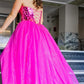 Blue/light pink/pink/black Shiny Sequins BlueTulle Sweetheart Formal Evening Dresses Long Prom Dresses gh2246