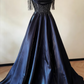 girlhomeshops- Fashionable satin exquisite beaded long dress gh6215