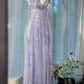 ✨Girlhomeshops-Beige Beaded Exquisite Gorgeous Long Chiffon Prom dress Evening Dress Party Dress gh4986