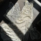 Girlhomeshops - Elfenbeinweißes, mit Perlen besetztes Chiffon-Tüllkleid mit Schmetterlingsperlen, langes Ballkleid, Abendkleid, Geburtstagspartykleid, Feenkleid, gh5168