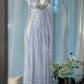 ✨Girlhomeshops-Beige Beaded Exquisite Gorgeous Long Chiffon Prom dress Evening Dress Party Dress gh4986