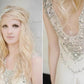 girlhomeshops-Cream Chiffon Sleeveless Floor-Length Beaded Evening Gown gh6309