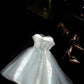Tiffany blue tulle beaded tulle short homecoming dress prom dress evening dress gh4388