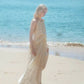 Reiseoutfit: Neckholderkleid mit offenem Rücken, sommerliches Feenkleid, perfekt für Fotoshootings, Strandurlaub und als Strandkleid. 11342