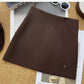 A-line winter skirt, flattering for petite women, thick and stylish, plus size   11292