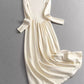 Elegantes und raffiniertes, hochgeschlossenes, figurbetontes Strickkleid mit langen Ärmeln und Stretchanteil, perfekt zum Tragen unter einem Unterkleid 11300