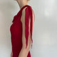 Rot mode elegante lange chiffon formale prom kleid abendkleid partykleid gh4904