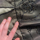 Gold Vintage Fashion Square Neck High Waist Exquisite Floral Beaded Long Short Sleeve Tulle Satin Fairy Regency Ball Gown Prom Dress Evening Dress Birthday Party Dress gh3961