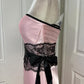 Pink/Green Lace Long Satin Prom Dress Evening Dress Graduation Dress gh4566