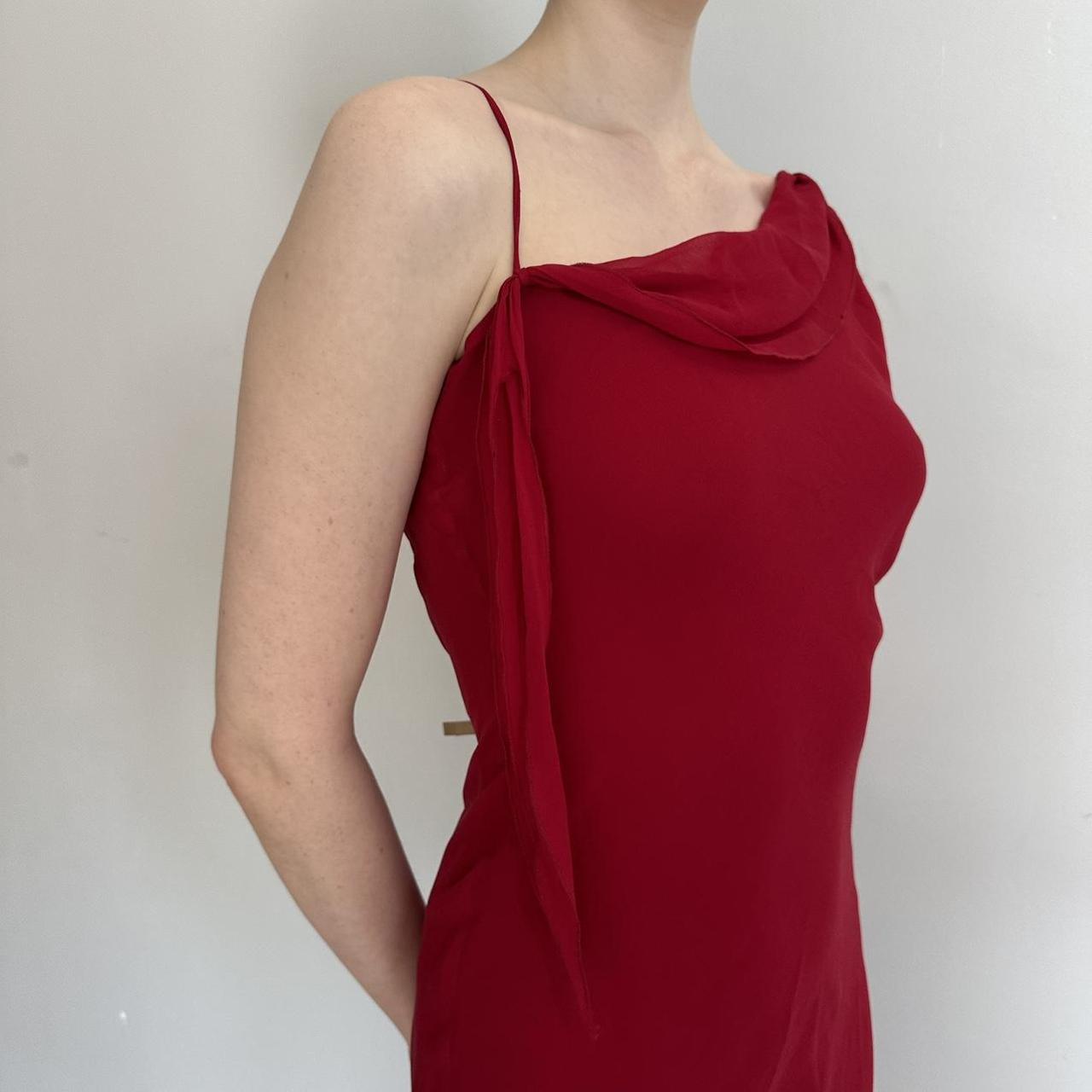 Rot mode elegante lange chiffon formale prom kleid abendkleid partykleid gh4904