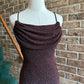 Robe de soirée longue à paillettes, style rétro, bordeaux, noir, brillante, élégante, bretelles spaghetti, robe de bal, robe d'anniversaire, robe de bal, gh3955