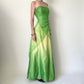 girlhomeshops--Green Shiny Fairy Dress Long Chiffon Prom Dress gh5648