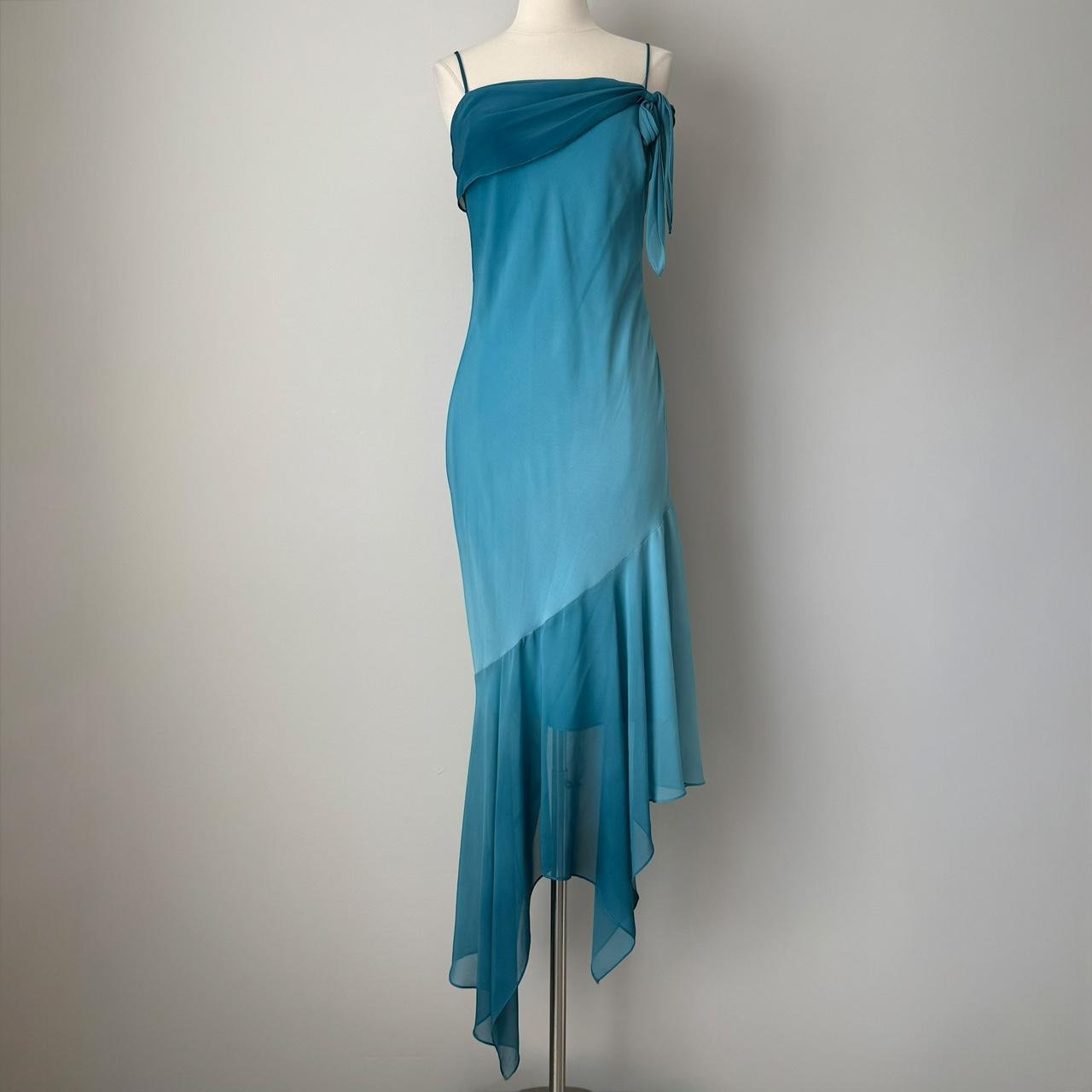 Robe de soirée asymétrique en mousseline de soie, robe de bal, robe de soirée ...