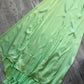 Robe longue en satin vert clair brillant, élégante, vintage, bretelles spaghetti, paillettes, strass, robe de soirée, gh4301
