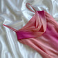 Rosa Mode Gradienten Lange Chiffon Ballkleid Abendkleid Partykleid gh4451
