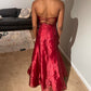 Burgundy Elegant Vintage Fashion Exquisite Beaded Long Tulle Ball Gown Evening Dress Party Dress Prom Dress gh3664