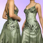 Robe de soirée asymétrique mi-longue en mousseline de soie, élégante et élégante, style vintage, à perles, style vintage, pour anniversaire, mariage, fête, bal, gh4017