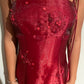 Burgundy Elegant Vintage Fashion Exquisite Beaded Long Tulle Ball Gown Evening Dress Party Dress Prom Dress gh3664