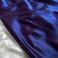 🔮✨Robe de soirée longue en satin irisé violet foncé et bleu brillant scintillant superbe unique élégant délicat floral robe de bal robe de soirée robe de fête d'anniversaire robe de bal gh3917