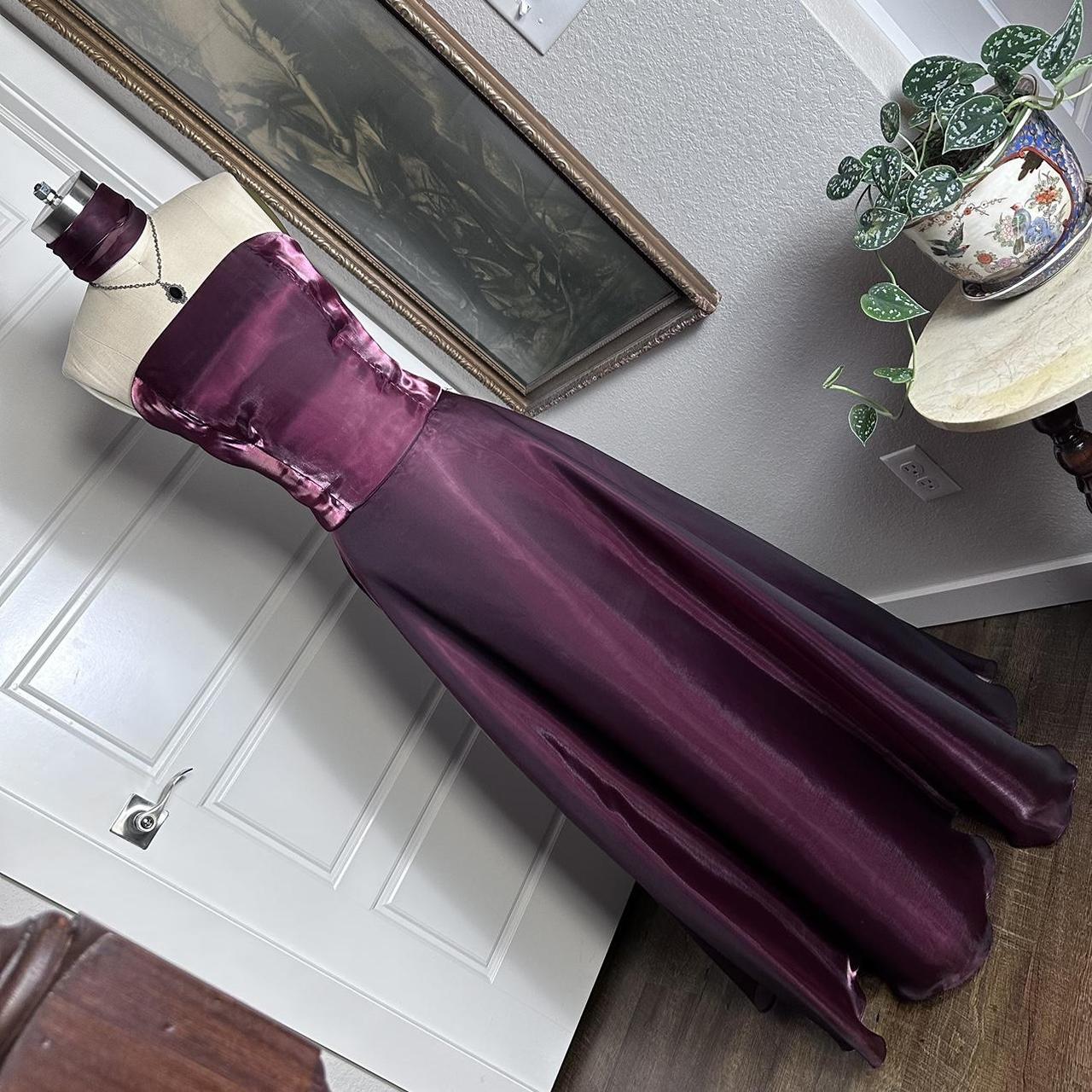 Lila Elegante Vintage Mode Lange Tüll Ballkleid Abendkleid Partykleid gh3585