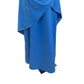Robe de soirée longue en satin à fleurs, robe de soirée vintage glamour, perles bleues, gh4351